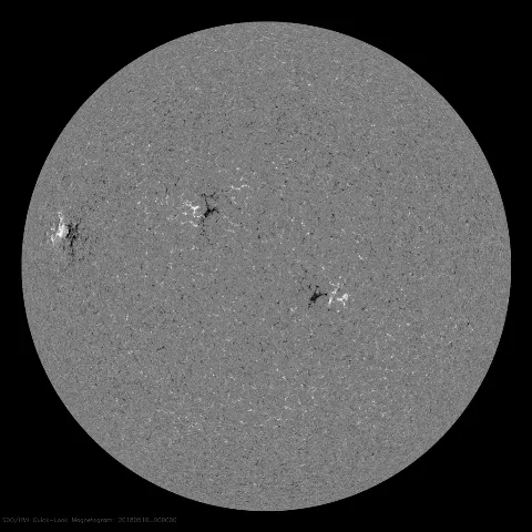 Image of Sun's magnetic field