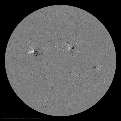 Image of Sun's magnetic field