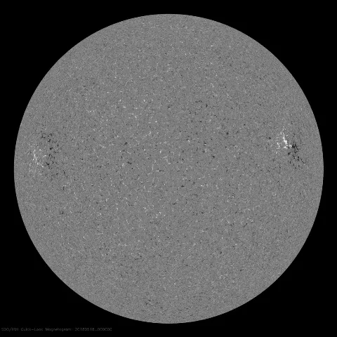 Image of Sun's magnetic field