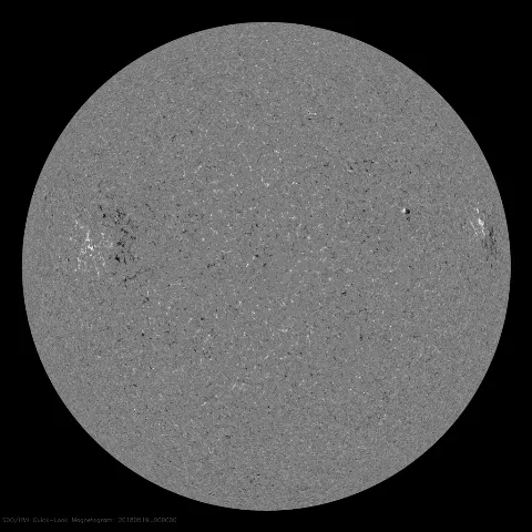 Image of Sun's magnetic field