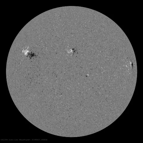 Image of Sun's magnetic field