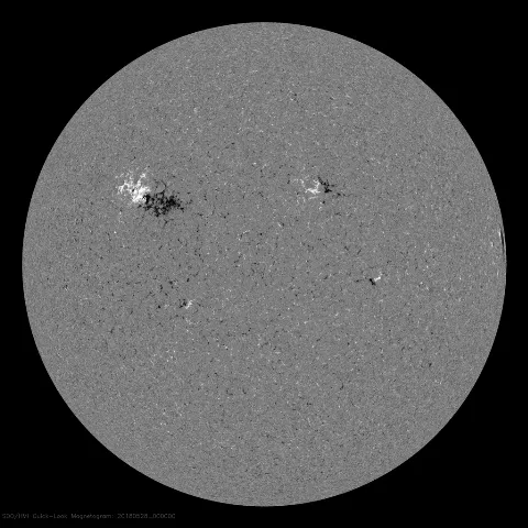 Image of Sun's magnetic field