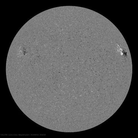 Image of Sun's magnetic field