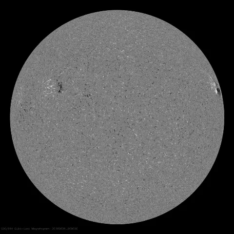 Image of Sun's magnetic field