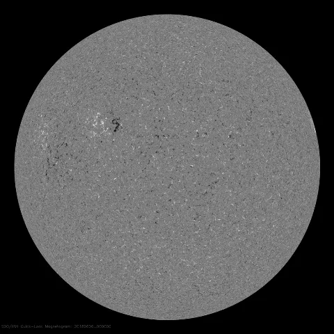 Image of Sun's magnetic field