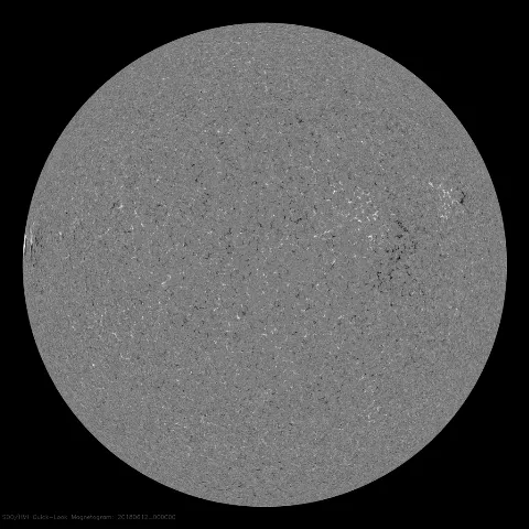 Image of Sun's magnetic field