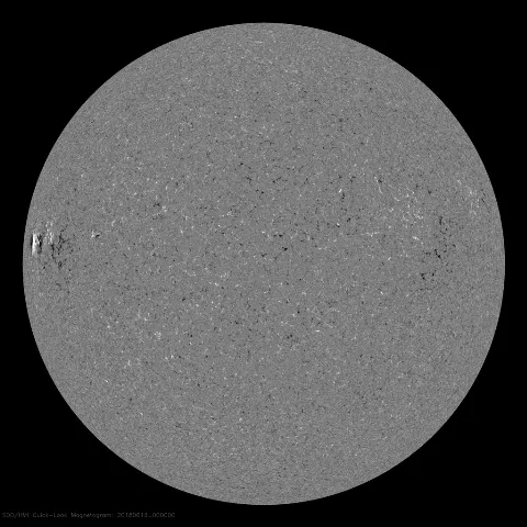 Image of Sun's magnetic field