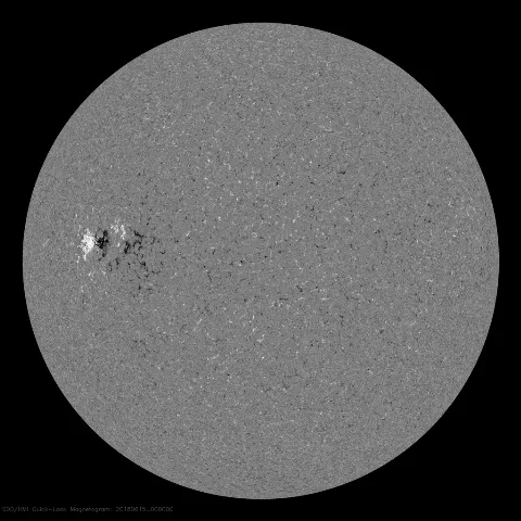 Image of Sun's magnetic field