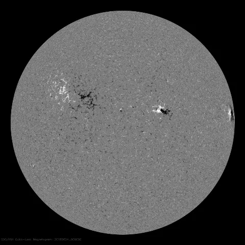 Image of Sun's magnetic field