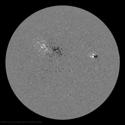 Image of Sun's magnetic field