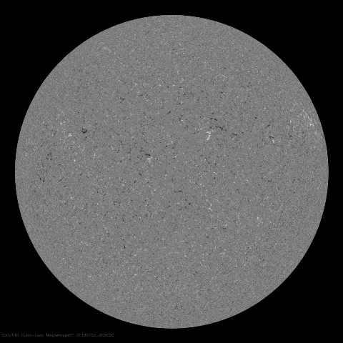 Image of Sun's magnetic field