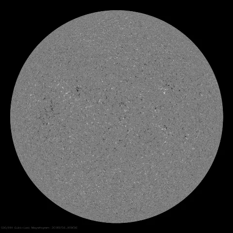 Image of Sun's magnetic field