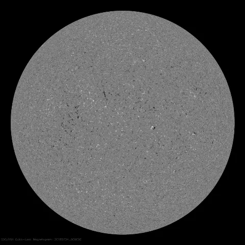 Image of Sun's magnetic field