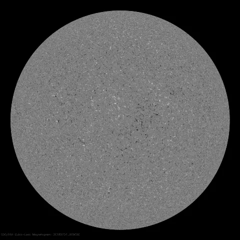 Image of Sun's magnetic field