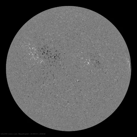 Image of Sun's magnetic field