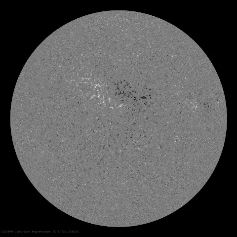 Image of Sun's magnetic field