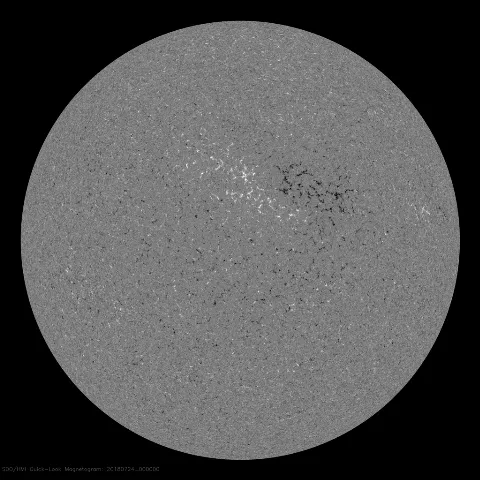 Image of Sun's magnetic field