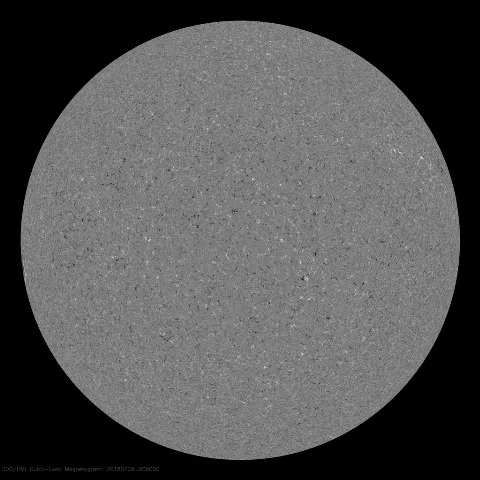 Image of Sun's magnetic field