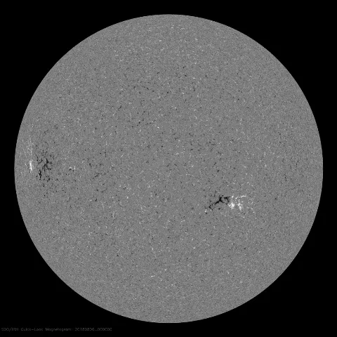 Image of Sun's magnetic field