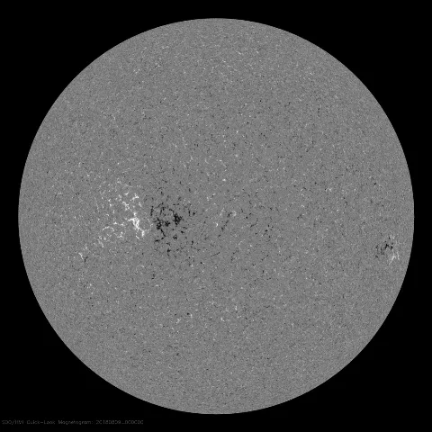 Image of Sun's magnetic field