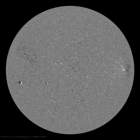 Image of Sun's magnetic field