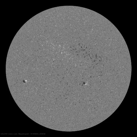 Image of Sun's magnetic field