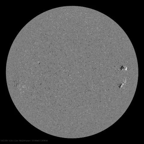 Image of Sun's magnetic field