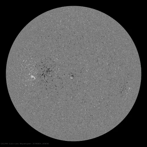 Image of Sun's magnetic field