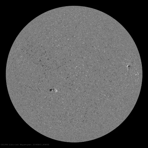 Image of Sun's magnetic field