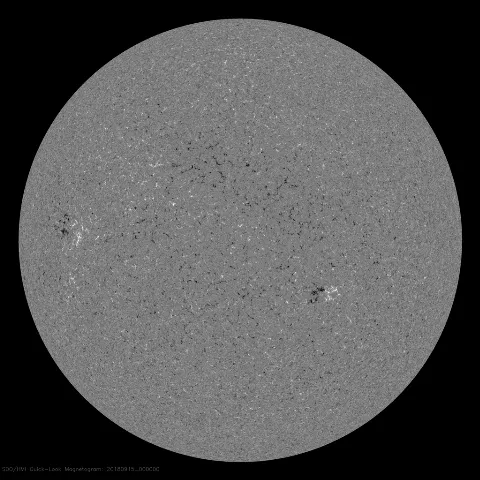 Image of Sun's magnetic field