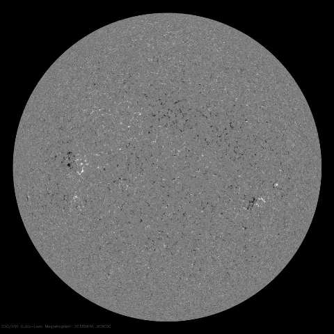 Image of Sun's magnetic field