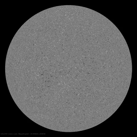 Image of Sun's magnetic field