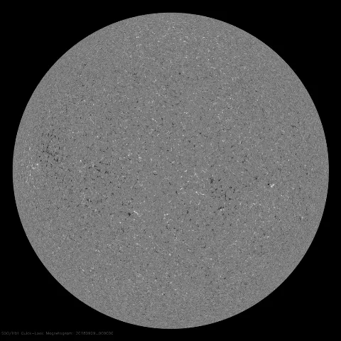 Image of Sun's magnetic field