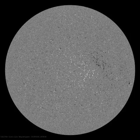 Image of Sun's magnetic field