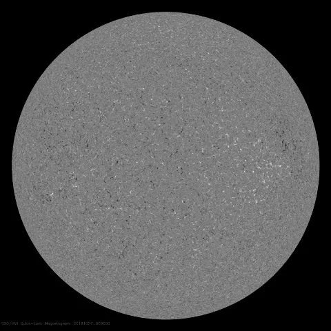 Image of Sun's magnetic field