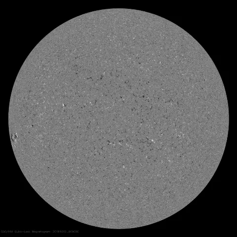 Image of Sun's magnetic field