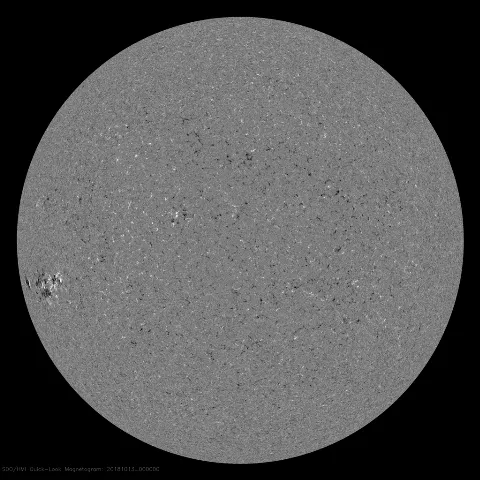 Image of Sun's magnetic field