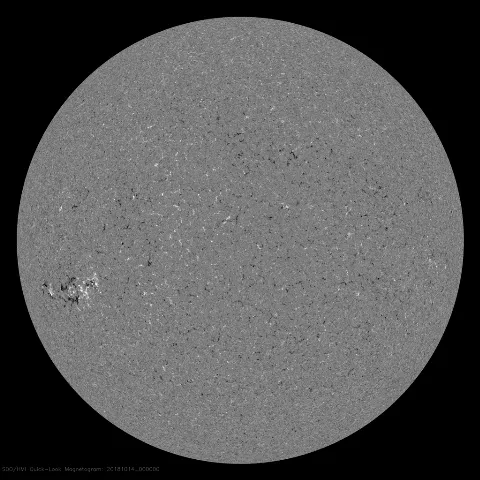 Image of Sun's magnetic field