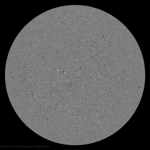 Image of Sun's magnetic field