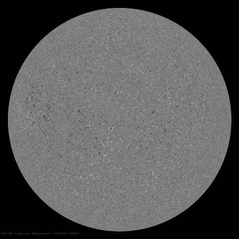 Image of Sun's magnetic field