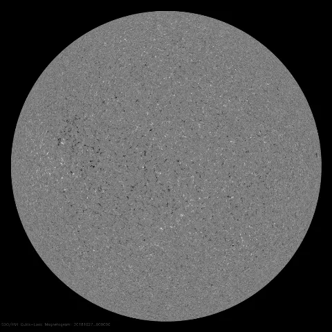 Image of Sun's magnetic field