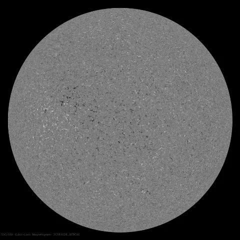 Image of Sun's magnetic field