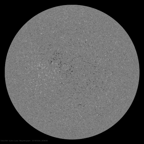 Image of Sun's magnetic field