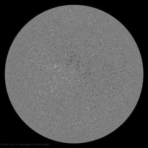 Image of Sun's magnetic field