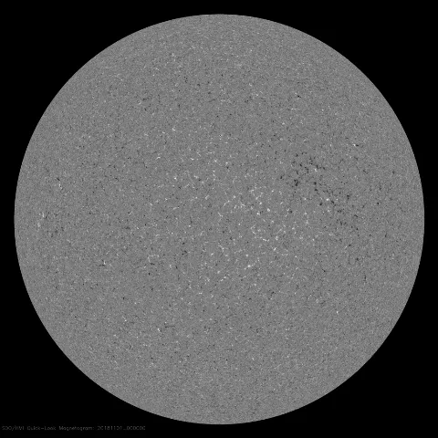 Image of Sun's magnetic field