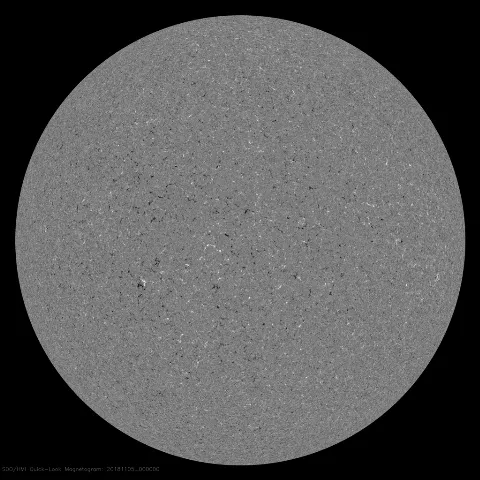 Image of Sun's magnetic field