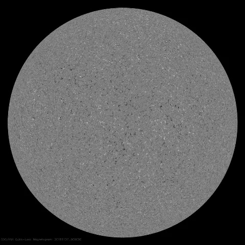 Image of Sun's magnetic field