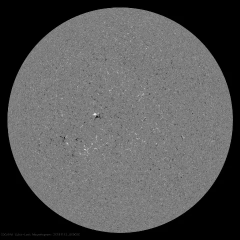 Image of Sun's magnetic field