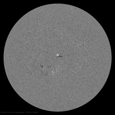 Image of Sun's magnetic field