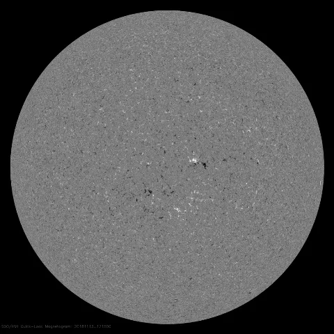 Image of Sun's magnetic field